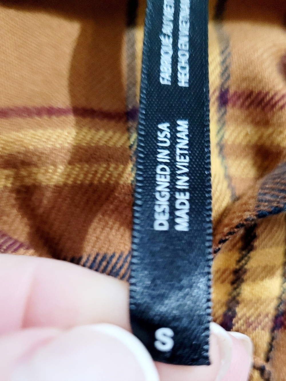 KÜHL Flannel Shirt Womens Small Orange Plaid Long Sleeve Button Up Outdoor Hikin - Picture 7 of 16